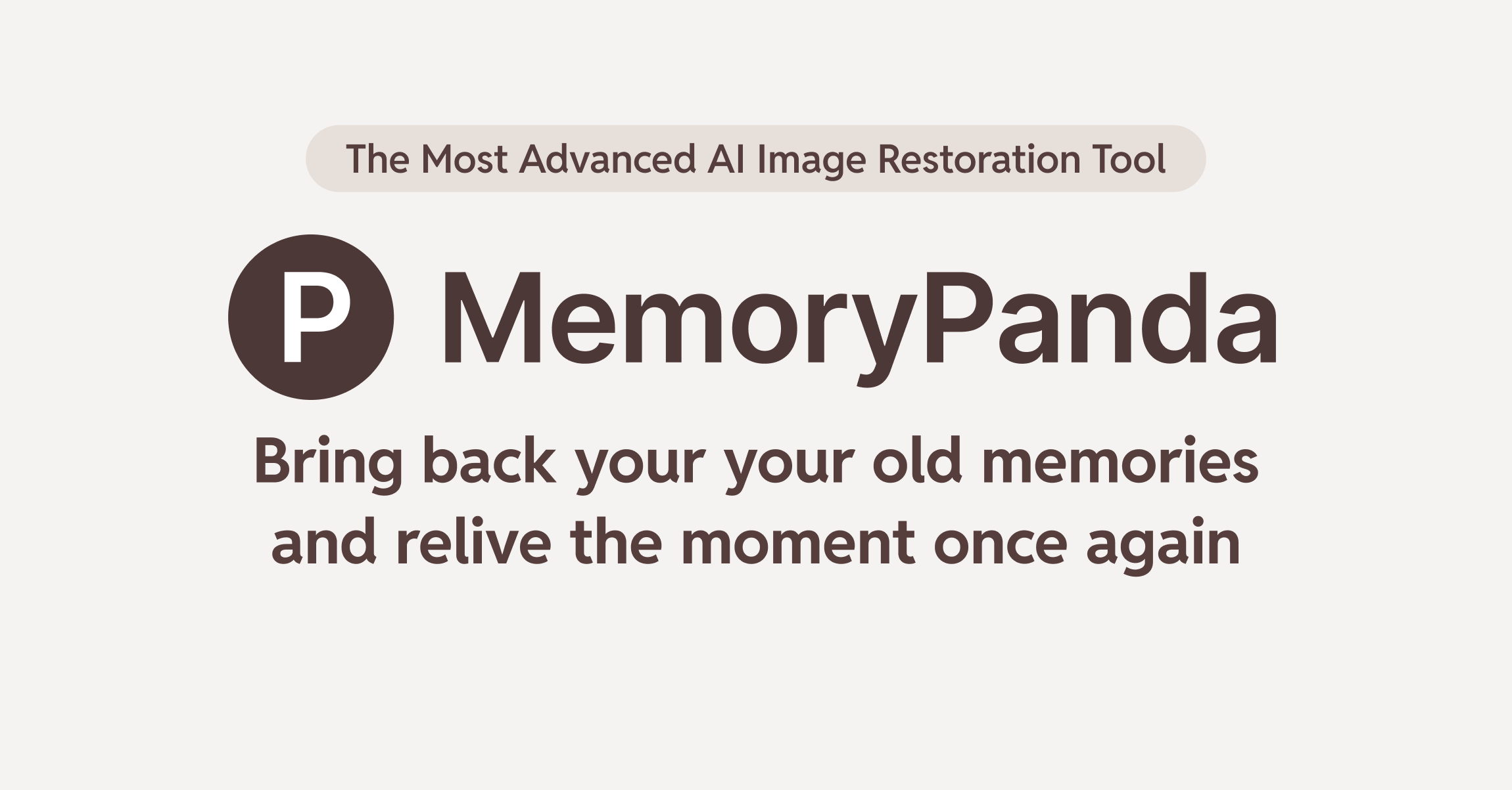MemoryPanda AI photo restoration